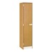 72" H One-Wide Single-Tier Locker - Shown in Light Oak w/ door closed